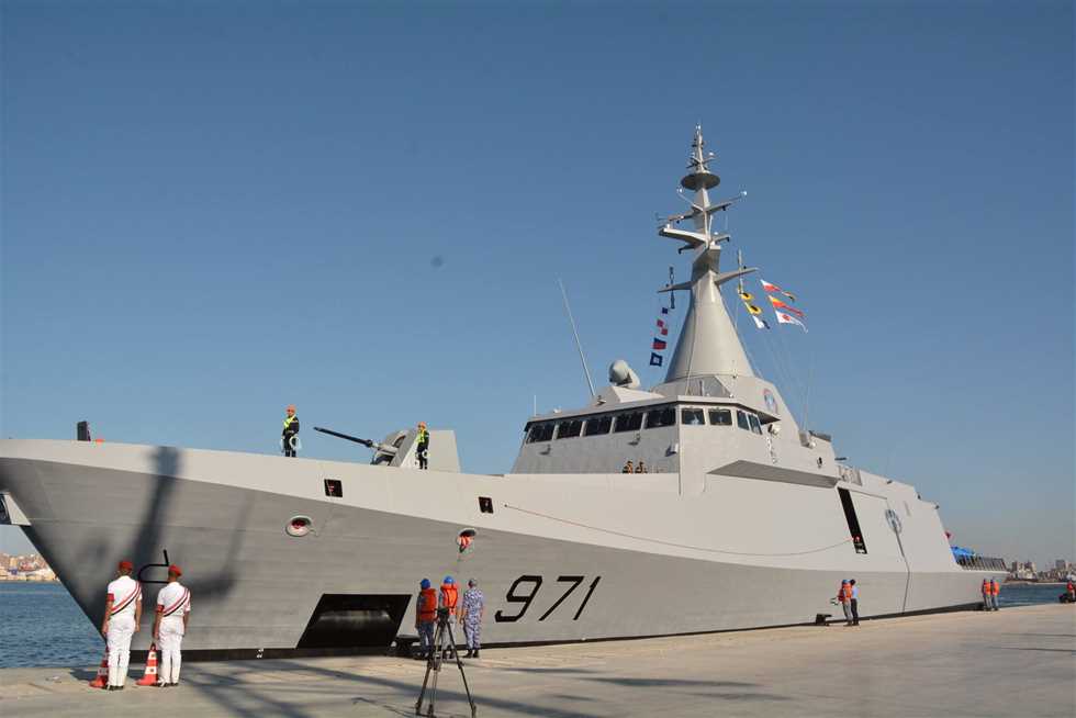 Egypt receives Fateh corvette, submarine type 42, in Alexandria - Egypt ...